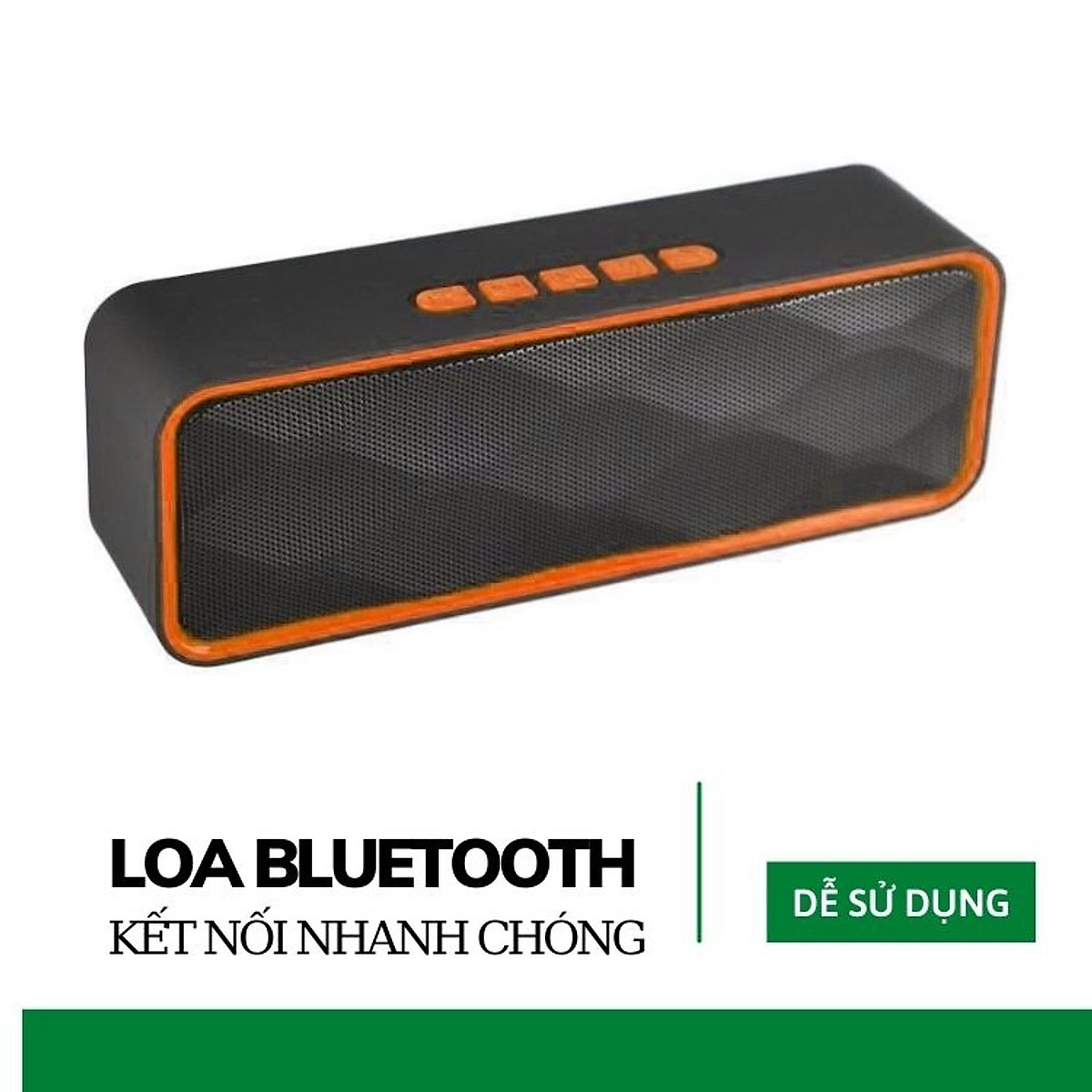 Loa Bluetooth SC211 Đẳng Cấp - Loa Không Dây Nghe Nhạc Mini - Thiết Kế Nhỏ Gọn, Tiện Lợi - Kết Nối Đa Năng Cho Cả Thẻ Nhớ Và USB - Âm Thanh Sống Động - Tặng Kèm Cap Sạc 3 Đầu