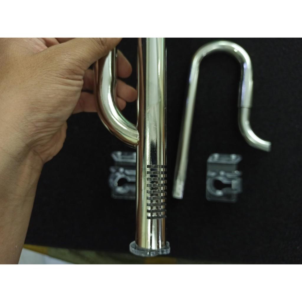 In out phi 16 lọc váng "XOAY" WYIN- đầu out xoay 360 độ - in out inox có lọc váng - bộ in out thủy sinh - shopleo