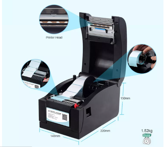 Máy in mã vạch,máy in đơn hàng, máy in nhiệt Xprinter XP-350B - - Hàng chính hãng