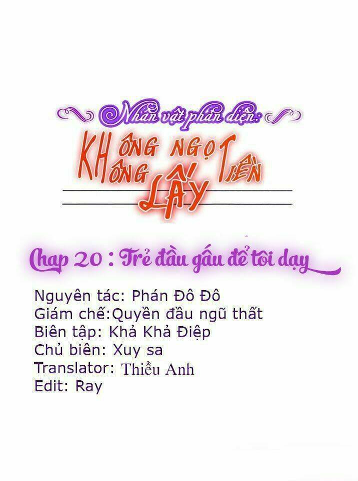 nhân vật phản diện: không ngọt không lấy tiền chapter 20 1
