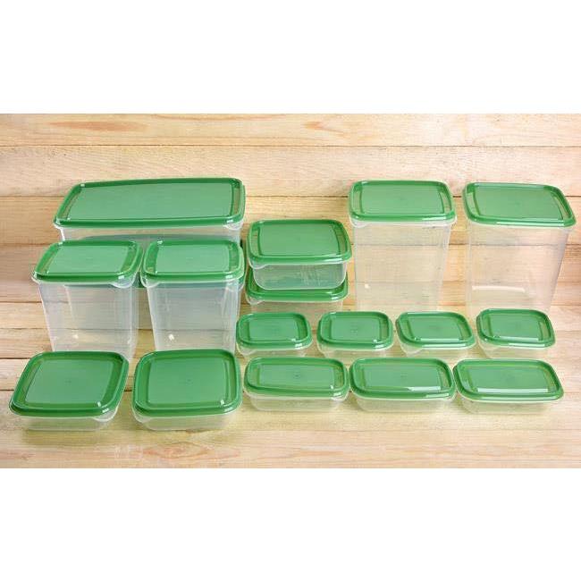 DGD012 - BỘ HỘP ĐỰNG THỨC ĂN 17 MÓN CÓ NẮP ĐẬY, ĐỰNG BẢO QUẢN ĐỒ ĂN, NHỰA AN TOÀN CAO CẤP ĐỰNG THỰC PHẨM ĐỂ TỦ LẠNH