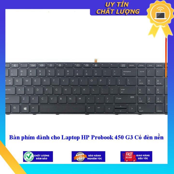 Bàn phím dùng cho Laptop HP Probook 450 G3 Có đèn nền - Hàng Nhập Khẩu New Seal