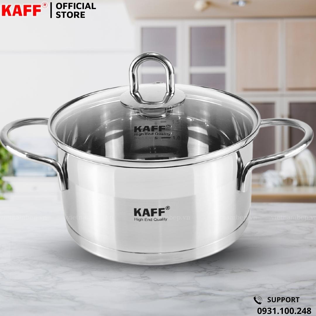 Bộ 3 nồi inox cao cấp KAFF KF-ST09304 - Combo1- Hàng chính hãng