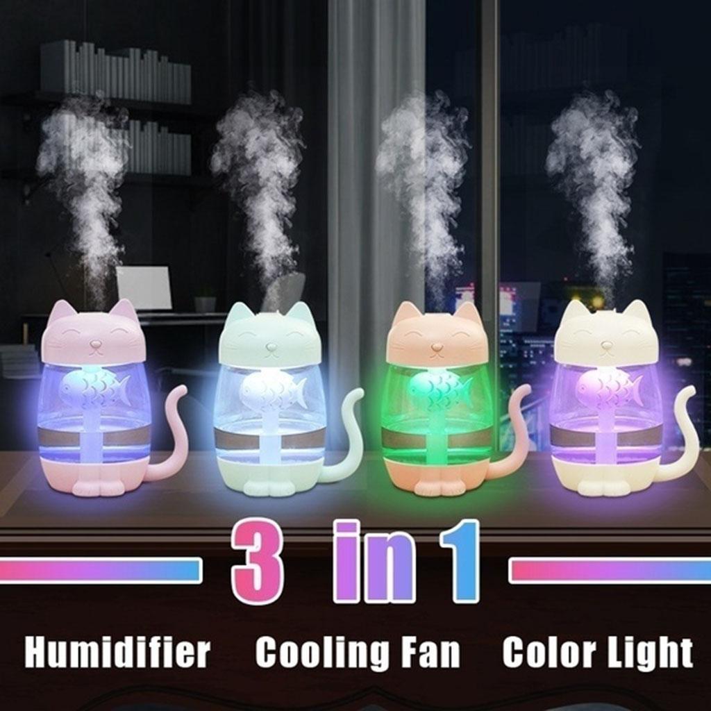 USB Cute Cat Air Humidifier Cool Mini Humidifier