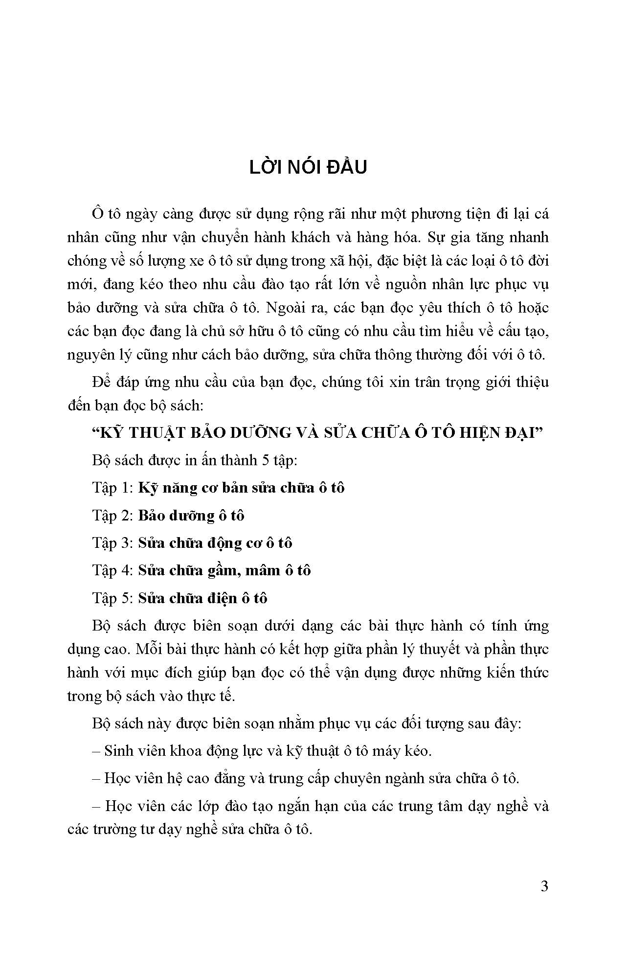 Kỹ Thuật Bảo Dưỡng Và Sửa Chữa Ô Tô Hiện Đại - Bảo Dưỡng Ô Tô 