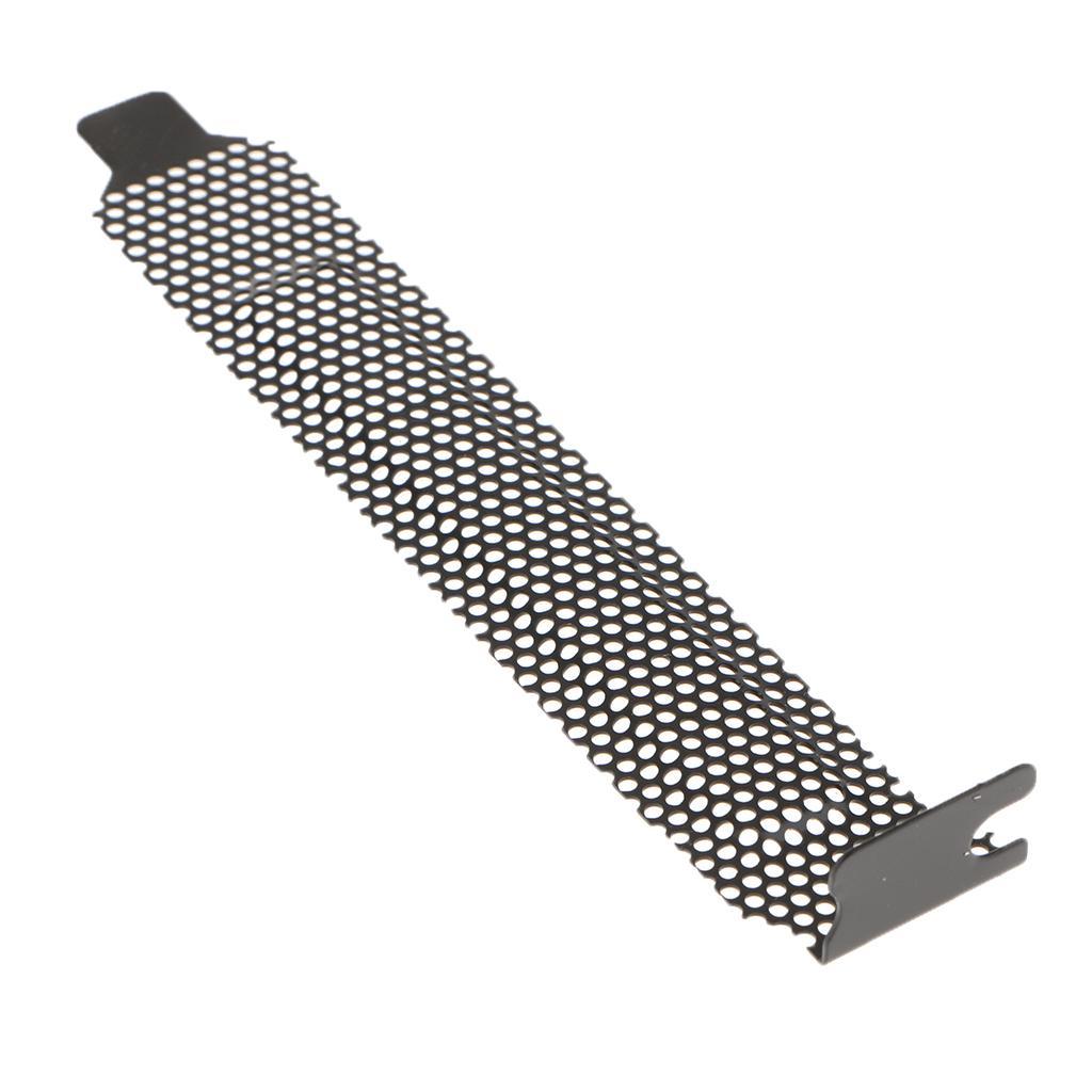 2X 10 Pieces Hard Steel Dust Filter Blanking Plate PCI Slot Cover for PC Case