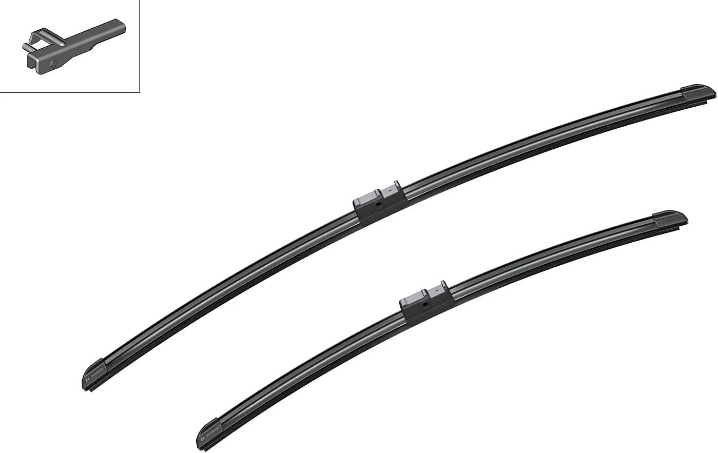 Gạt Mưa Thân Mềm Cao Cấp BOSCH Set A953S Kích Thước 20&quot; &amp; 26&quot;: BMW X3 (F25) (10-), X4 (F26) (13-)