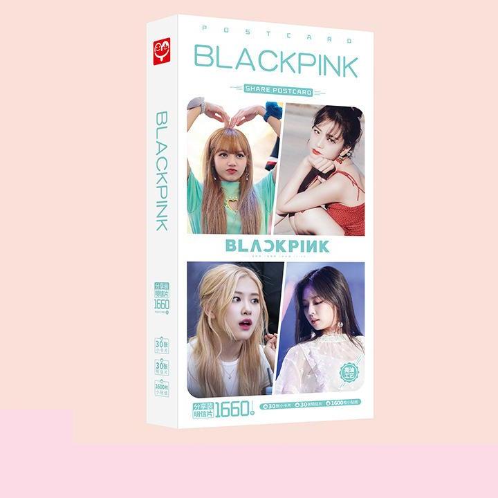 Hộp ảnh postcard BlackPink mẫu 2104 1660 ảnh tặng Vcone