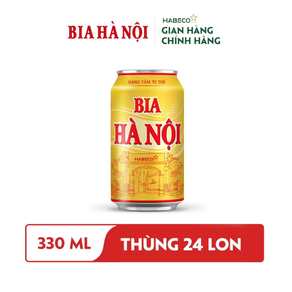 Combo 2 Thùng Bia Hà Nội - Thùng 24 lon 330ml