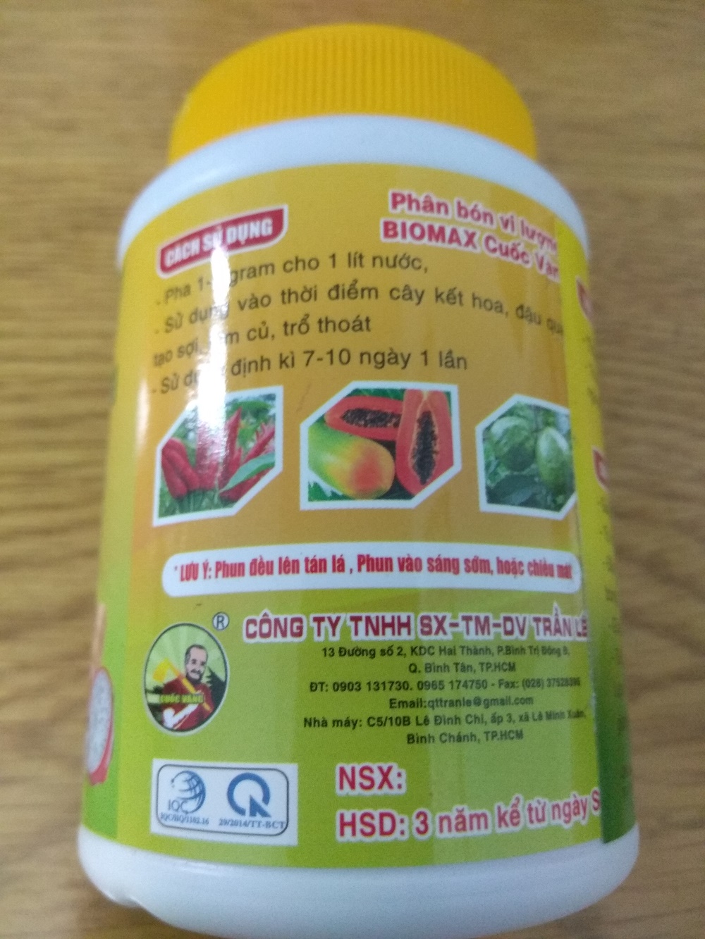 Phân bón vi lương siêu kali - chai 500 gram bomax