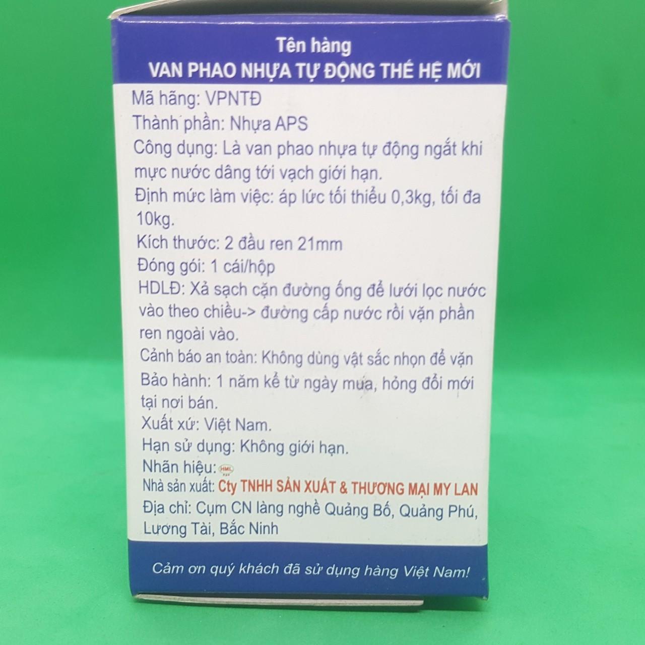 Van phao cơ tự động thông minh thế hệ mới HML
