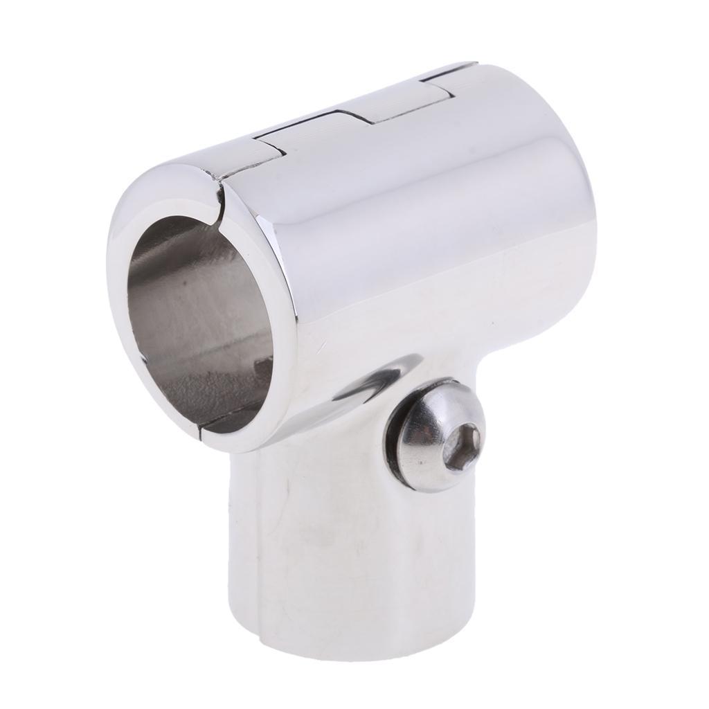 2Pcs 25mm  Handrail Fitting 316 Stainless Steel Hardware