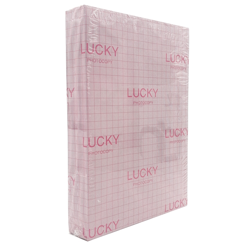 Giấy Photo Lucky A4 70gsm - Màu Hồng