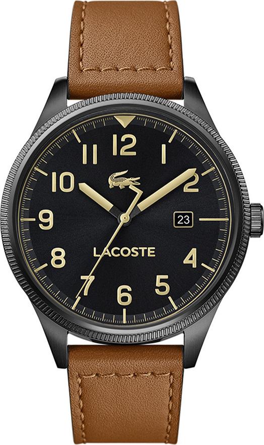 Đồng Hồ Nam Dây Da Lacoste 2011021 Lịch Ngày 43mm