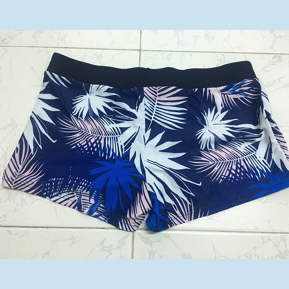 Đồ bơi nữ bikini 2 mảnh họa tiết kín đáo che bụng tôn dánh phong cách Hàn QuốcQC012 - set Xanh