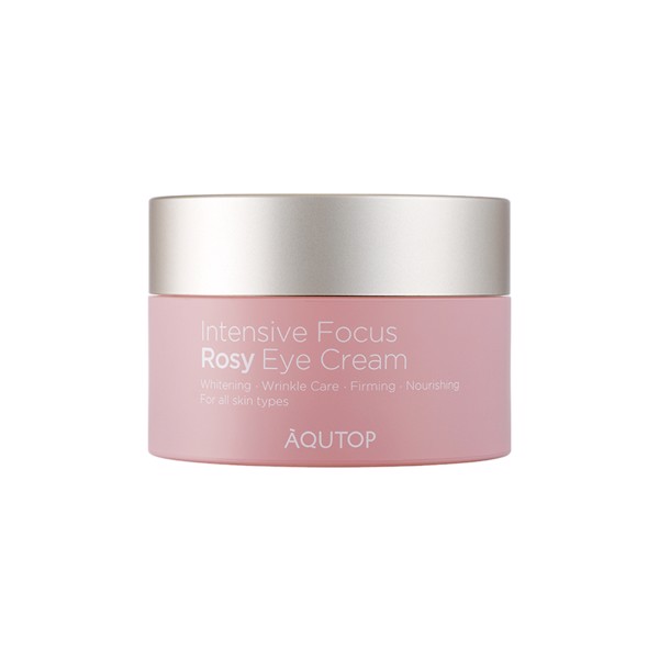 Kem Dưỡng Da Chuyên Sâu Vùng Mắt Chiết Xuất Hoa Hồng Aqutop Intensive Focus Rosy Eye Cream