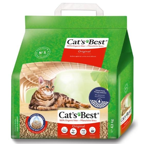 Cát vệ sinh hữu cơ vón cục khử mùi và vi trùng Cat's Best Original