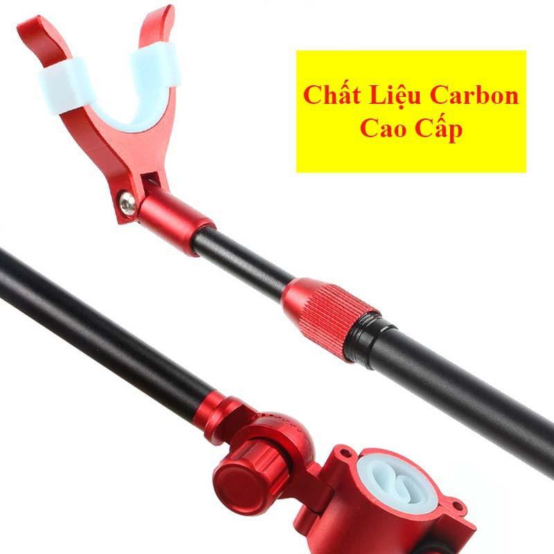 Ngoe Chống Cần Câu Đài, Gác cần Câu cá , câu Đơn Carbon Cao Cấp Siêu Bền LK-8