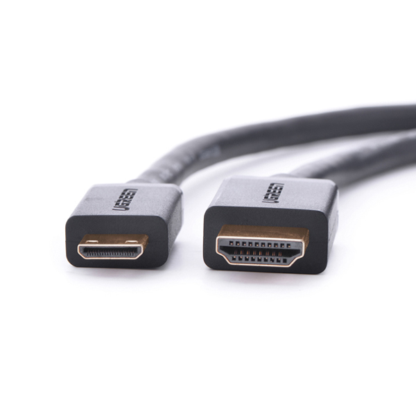 Cáp Mini HDMI sang HDMI Ugreen dài 20cm 20137-Hàng chính hãng