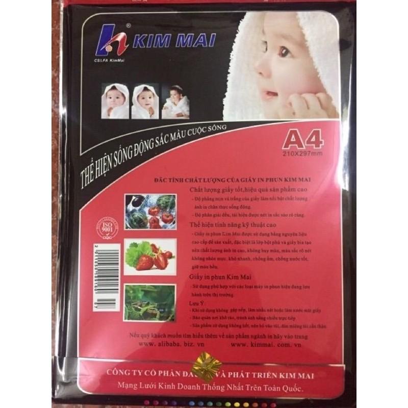 Giấy in ảnh bóng 2 mặt định lượng 200