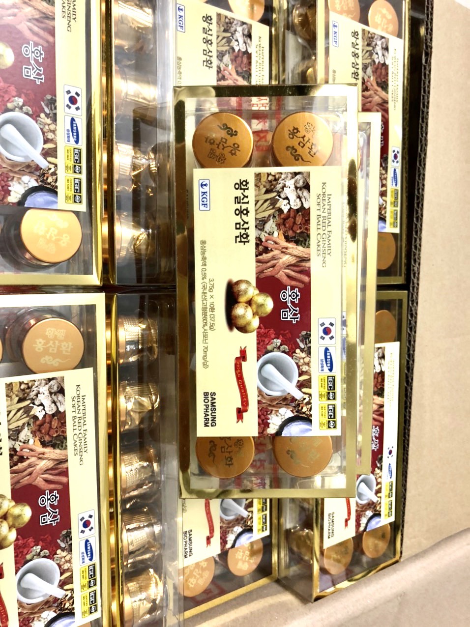 VIÊN HOÀN HÔNG SÂM HÀN QUỐC 10 VIÊN IMPERIAL FAMILY KOREAN RED GINSENG SOFT BALL CAKES