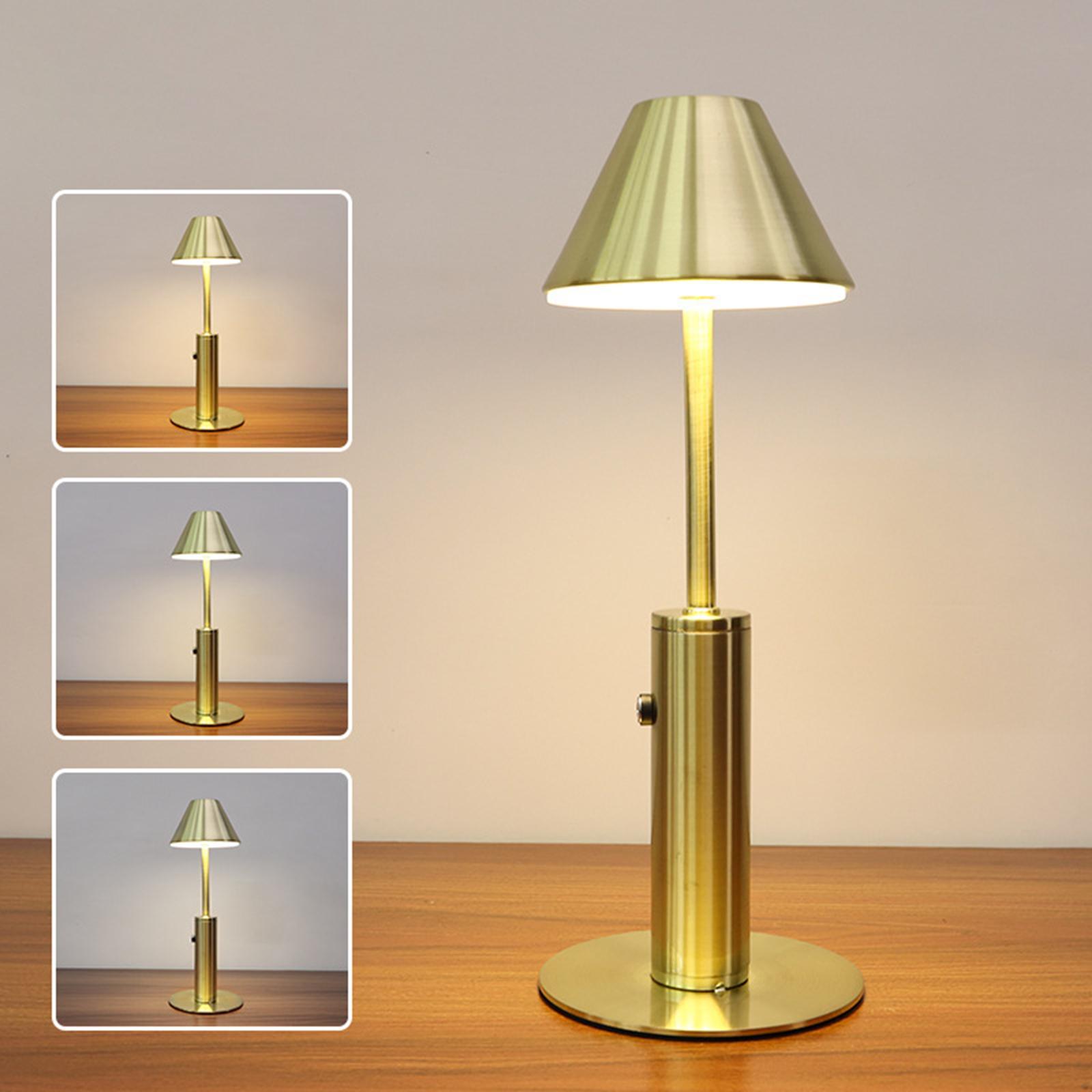 Dimmable Table Lamp Bar Decor Battery Desk Bedside