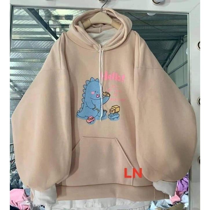 Áo hoodie khủng long Hello TH6