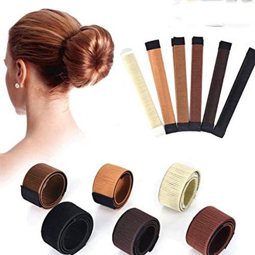 Dụng cụ búi tóc tròn dạng thanh tiện lợi - Tặng cột tóc quả bơ