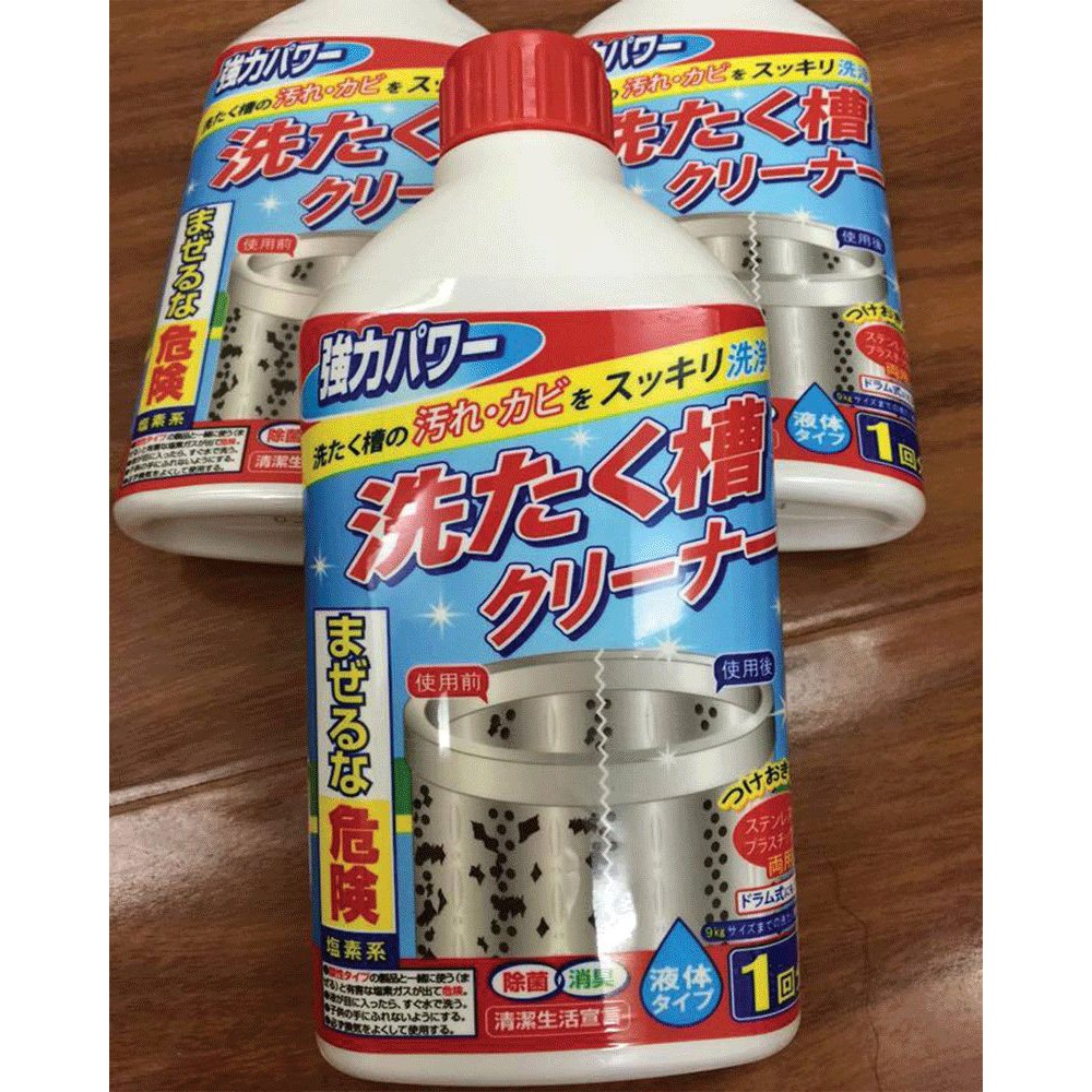 Chai nước tẩy lồng máy giặt 400ml - Hàng Nội Địa Nhật