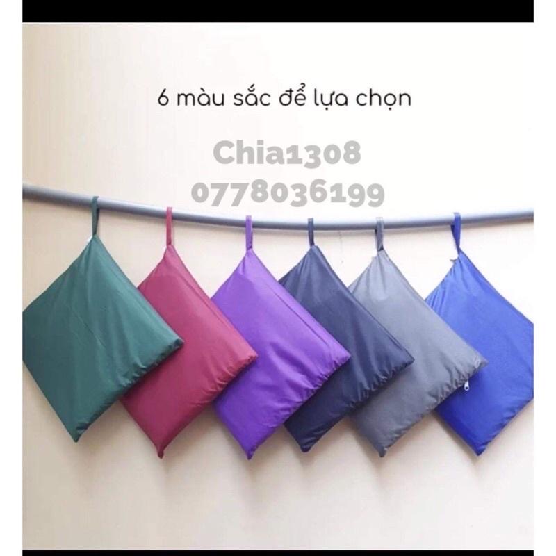 Áo mưa dây kéo cao cấp vẩy cá bít kín 2 bên