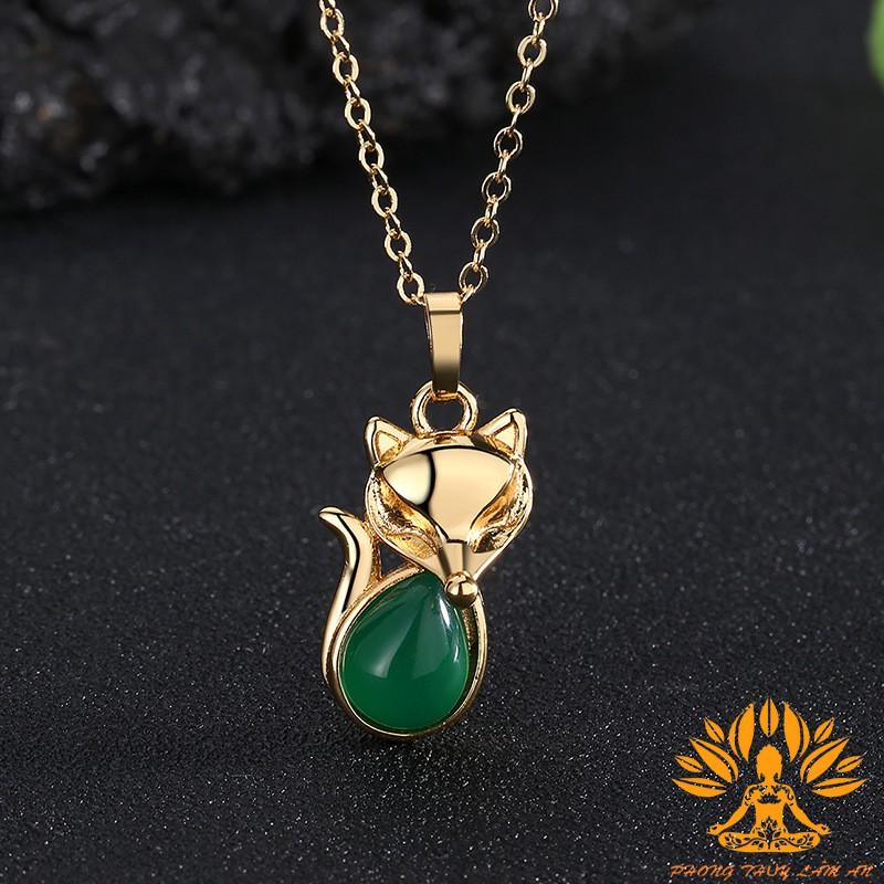 DÂY CHUYỀN HỒ LY ĐÁ TỰ NHIÊN THANH CHÂU TÌNH DUYÊN MAY MẮN TÀI LỘC TẶNG KÈM DÂY ĐEO VÀ HỘP GẤM CAO CẤP