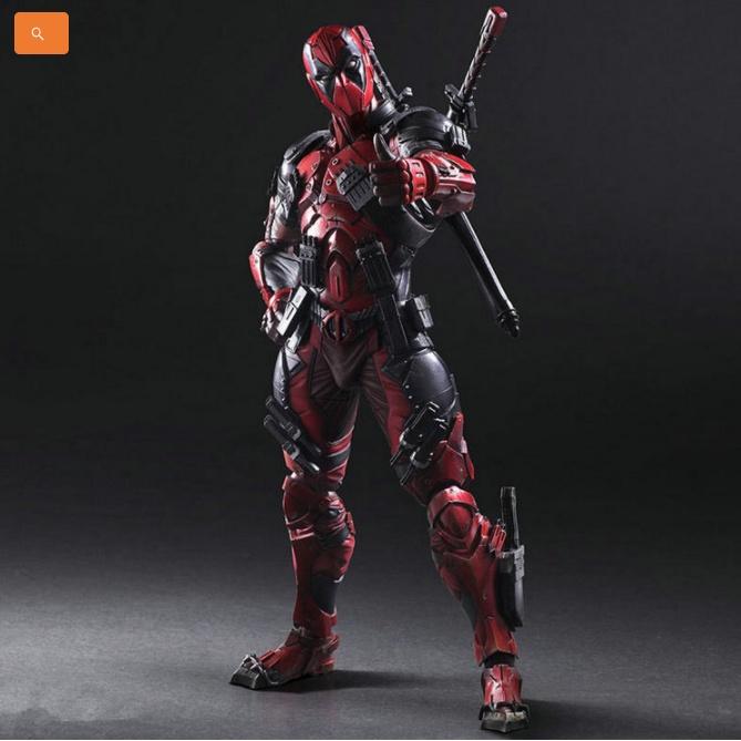 Mô hình khớp Deadpool Red chất lượng tôt 26cm