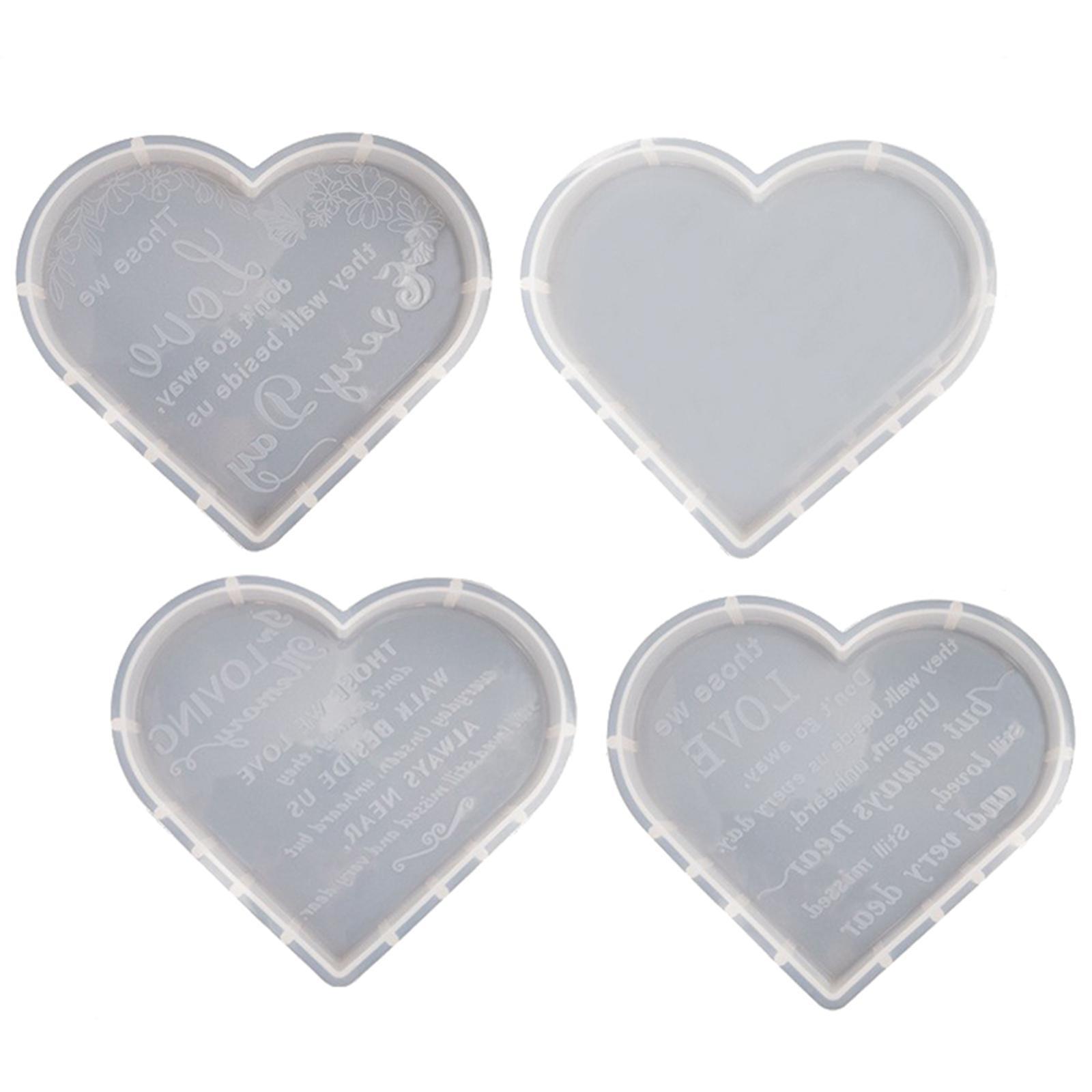 Heart Epoxy Casting Tool Resin Tray Casting Tool for DIY Making Service Tray