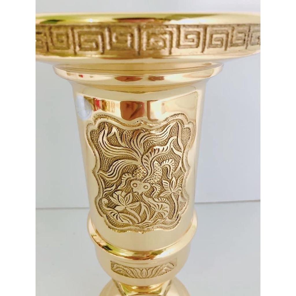 ỐNG HƯƠNG, ĐỂ NHANG BẰNG ĐỒNG VÀNG BÓNG KH18300