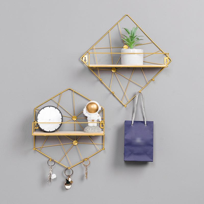 Sắt Phòng Tổ Chức Treo Tường Đựng Chìa Khóa Giá Treo Phòng Tắm Lưu Trữ Đồ Kệ Cho Gia Đình Và Vật Dụng Nhà Bếp Đựng Mỹ Phẩm Có Giá Để Đồ