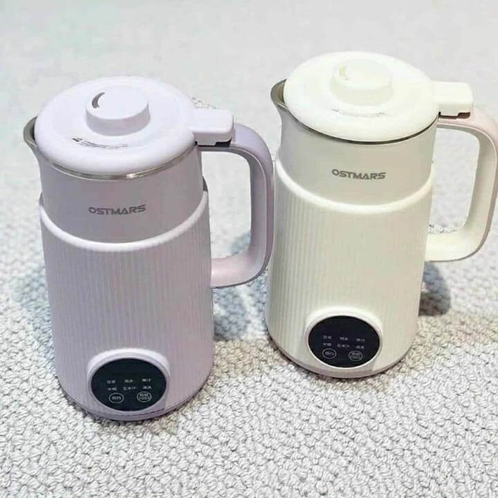 Máy làm sữa hạt 800ml, Máy nấu sữa hạt mini đa năng 600W có chế độ hẹn giờ, giữ nhiệt cao cấp PBJ-001