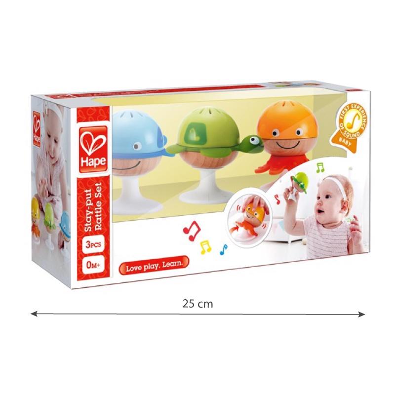 Đồ chơi bằng gỗ Hape bộ động vật dưới biển phát nhạc E0330A