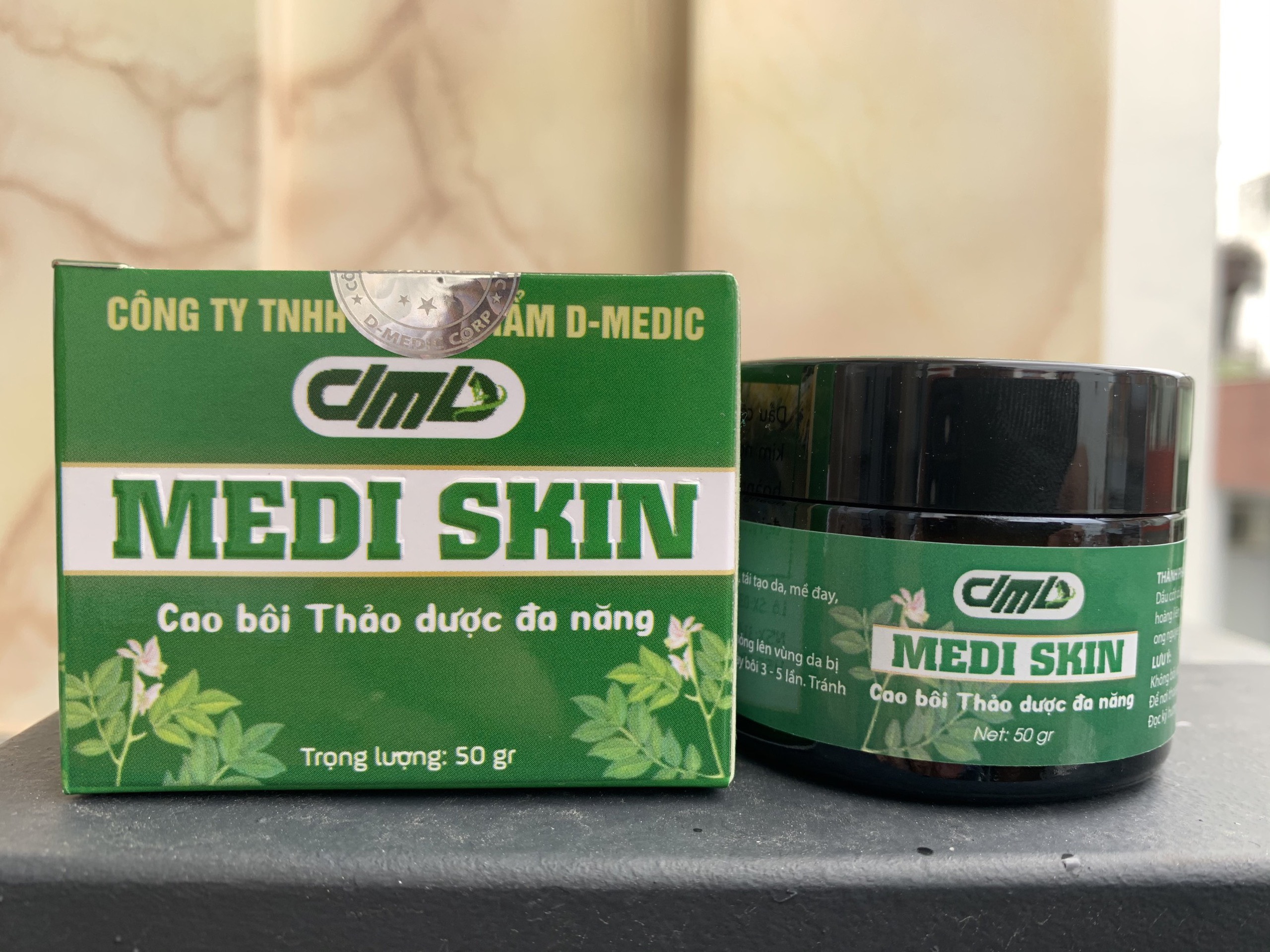 Cao bôi thảo dược Medi Skin Cao Bôi Đa Năng Ngăn Ngừa Nấm Da Hộp 50gram