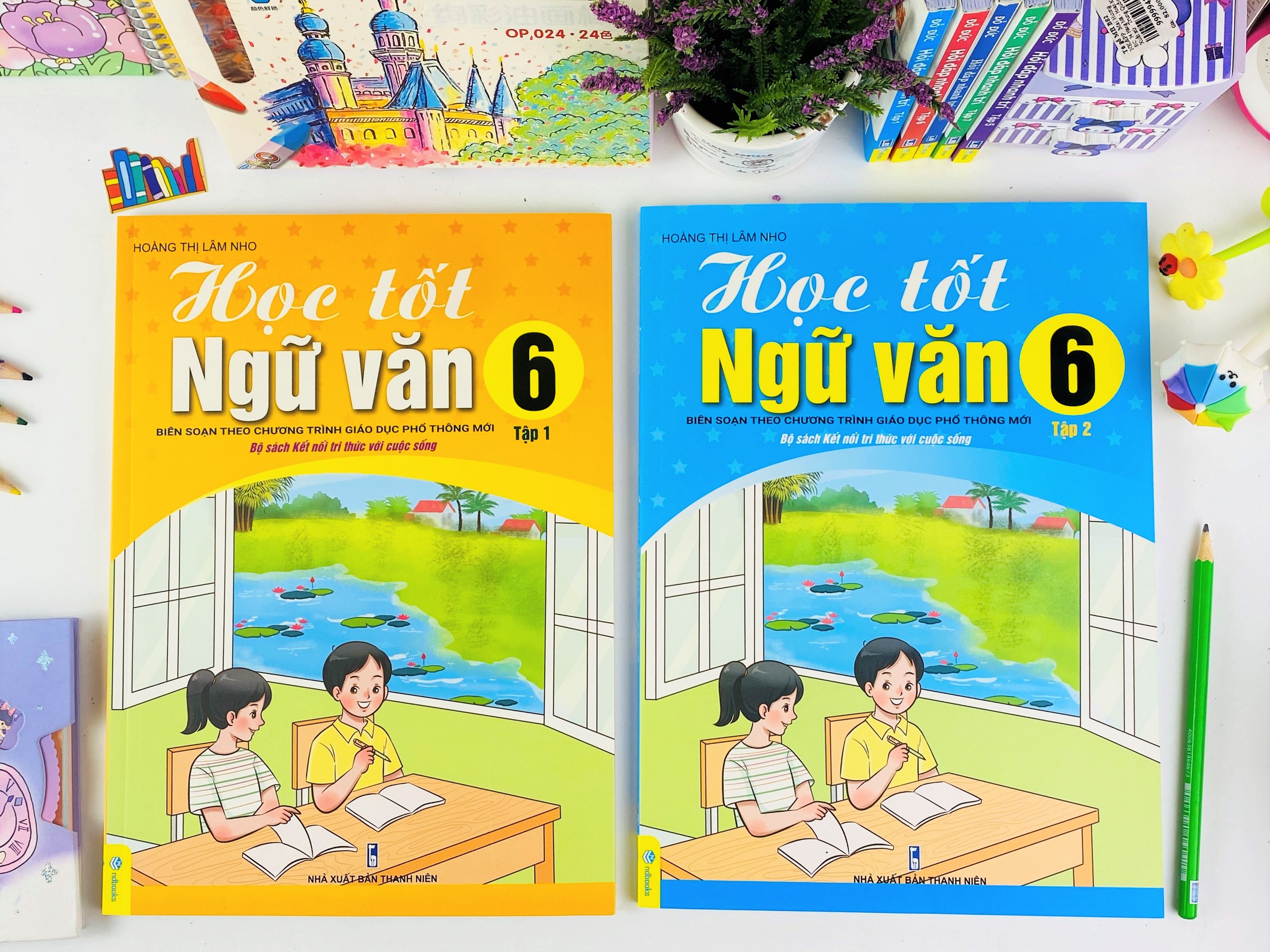 Sách - Combo 2 cuốn Học Tốt Ngữ Văn Lớp 6 - Biên soạn theo CT GDPT mới (Bộ sách Kết Nối) - ndbooks