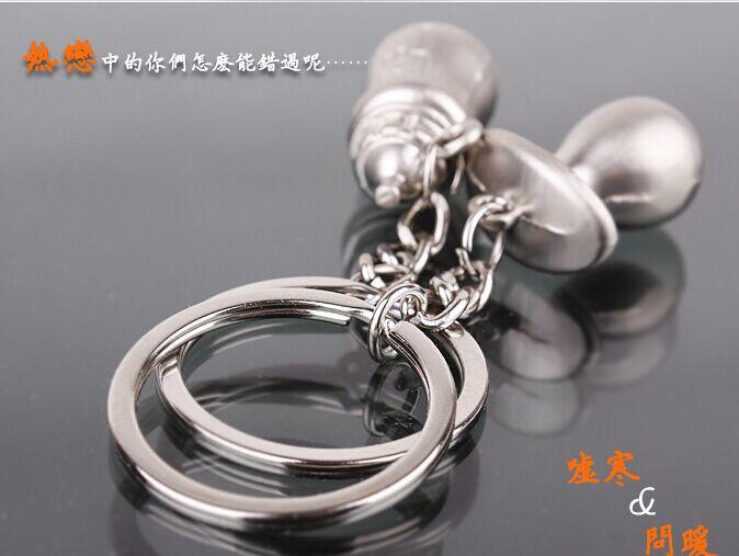 Miễn Phí Vận Chuyển 12 Cặp Bình Sữa Của Bé Và Núm Vú Móc Khóa Cưới Ủng Hộ Đảng Phụ Kiện Cưới Ủng Hộ Cho Bé Lưu Niệm