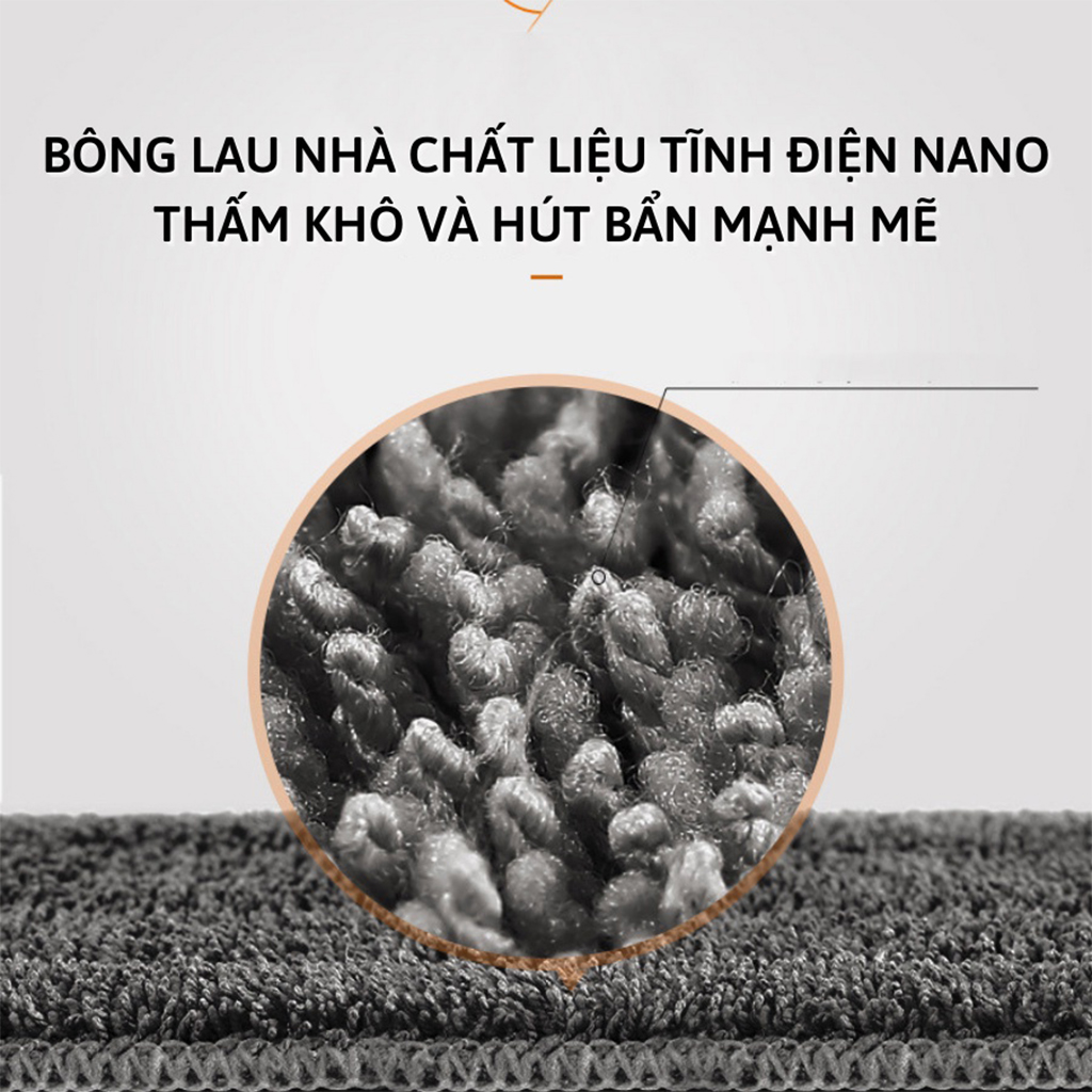 Cây lau nhà phun sương AURORA thông minh , Bộ chổi lau nhà đa năng có bình xịt nước lau mọi ngóc ngách