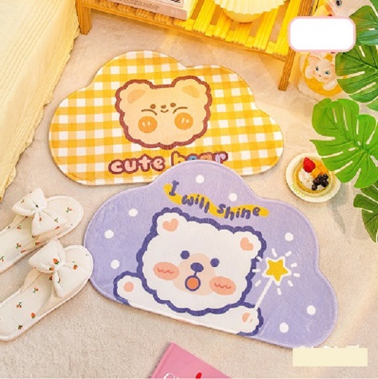 Thảm Chùi Chân ,Thảm Lót Cửa Chống Trượt Hình Gấu Dễ Thương