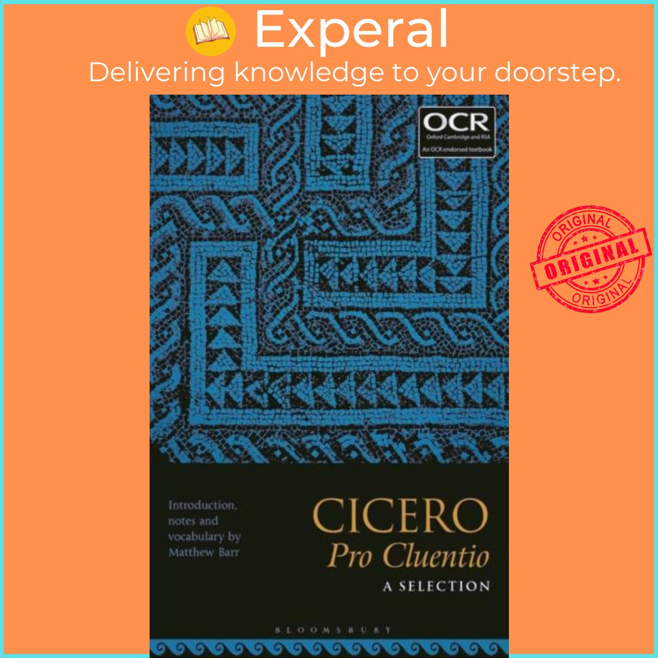 Sách - Cicero, Pro Cluentio: A Selection by Matthew Barr (UK edition, paperback)