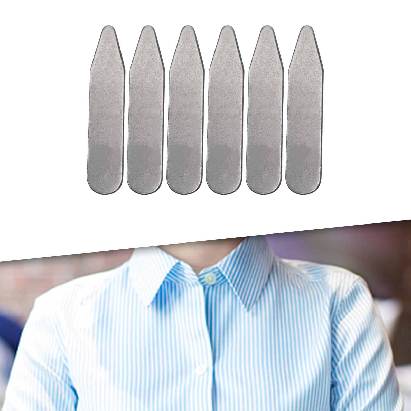 Collar Stays Metal Wrinkle  Non Slip for Unisex  Wedding