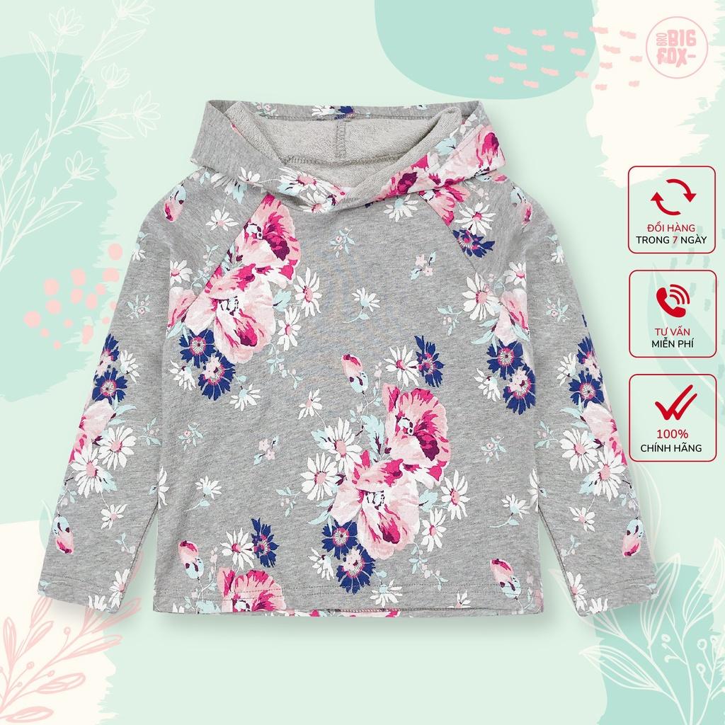 Áo thu đông bé gái BIGFOX - MISS MEOW thu đông, áo nỉ cho bé dài tay size đại có mũ in họa tiết 3,4,5,6,7,8,9,10,11 tuổi