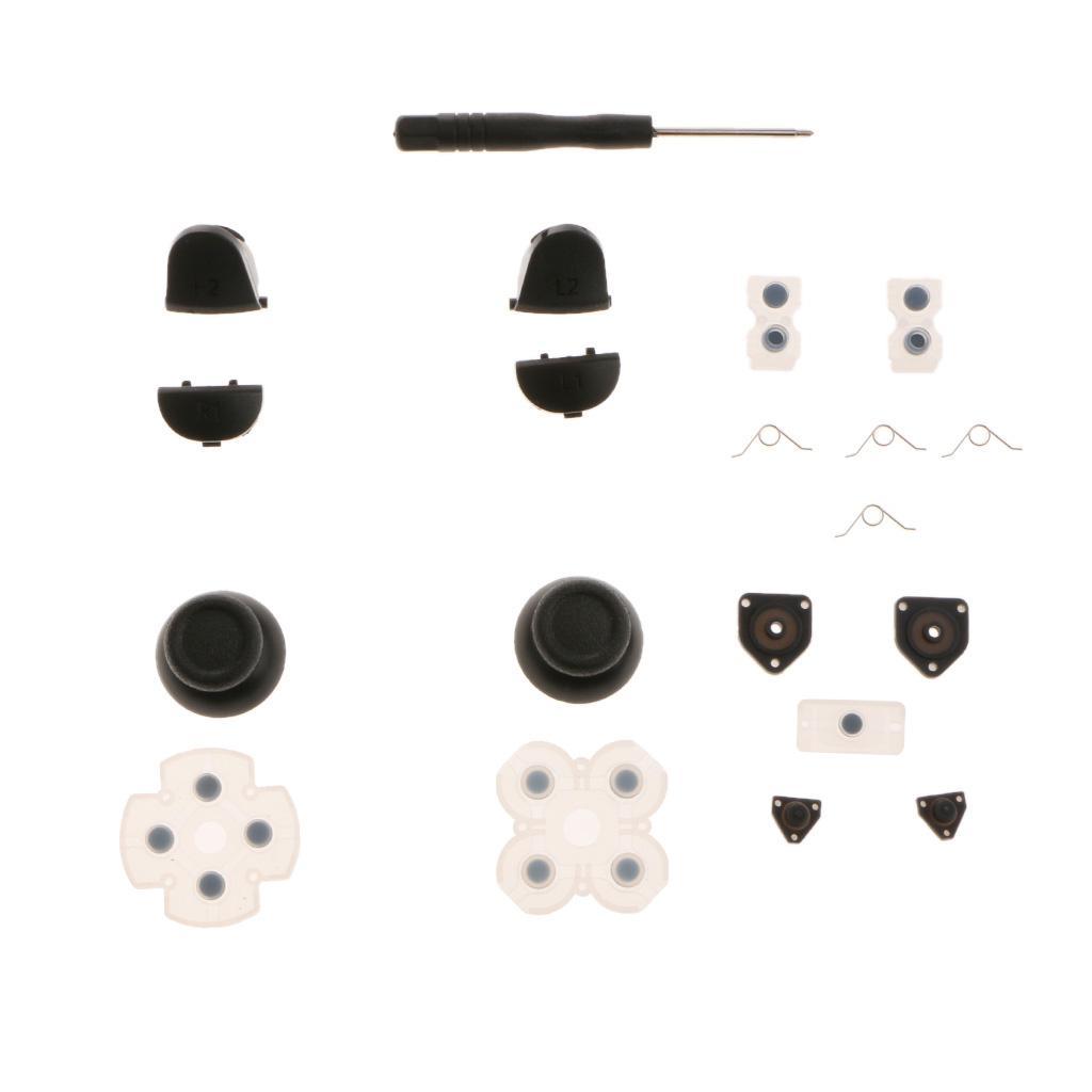 L1 R1 L2 R2 Trigger Spring Buttons +5 X 3D Joystick Rocker for Sony PS4