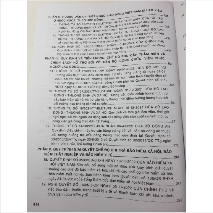 Sách Bộ Luật Lao Động và Quy Định Chi Tiết Hướng Dẫn Thi Hành - V2089P