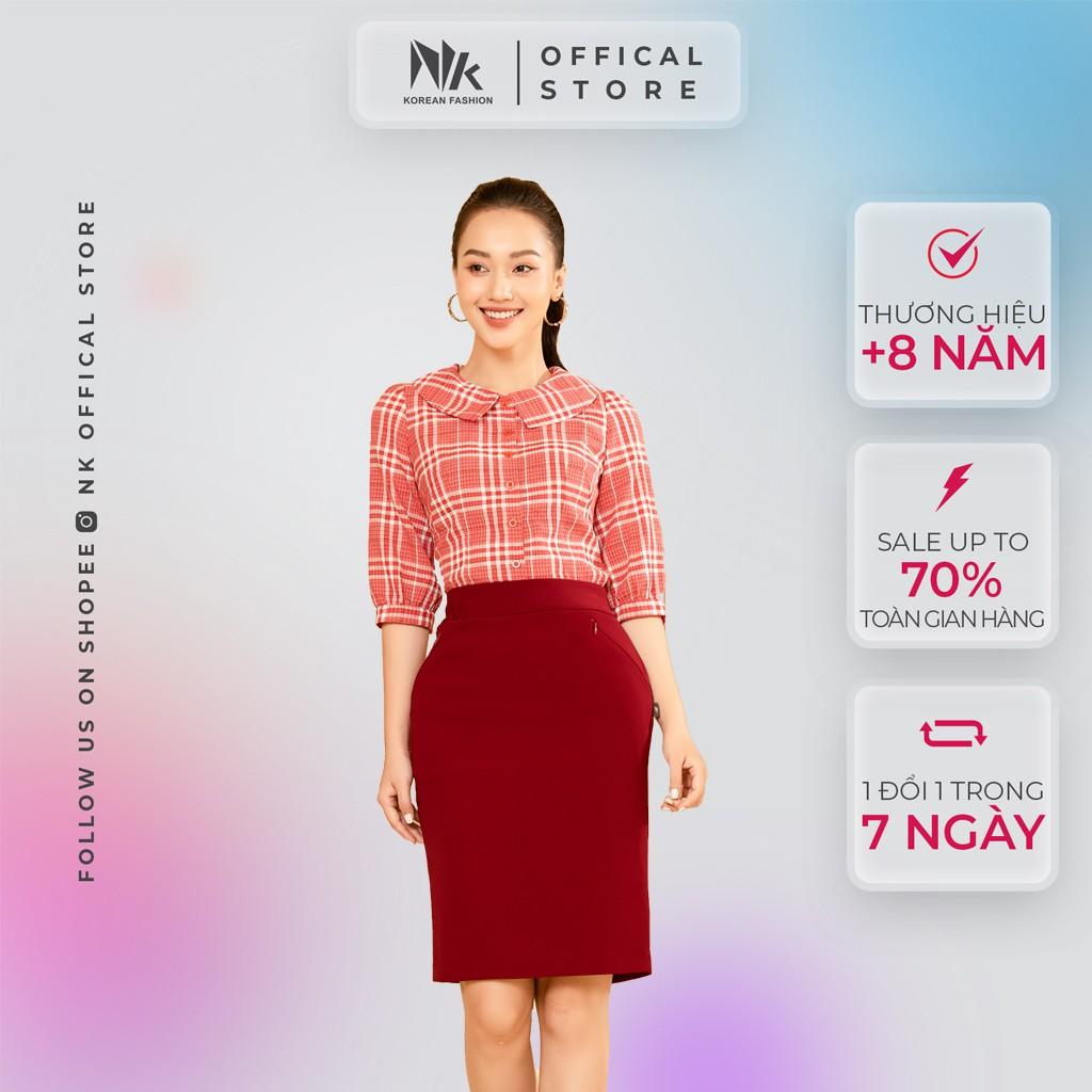 Chân Váy Thiết Kế Công Sở UK FASHION Dáng Bút Chì Basic, Chất Liệu Nhập Hàn Mềm Mịn, Co Giãn NKCV2010003