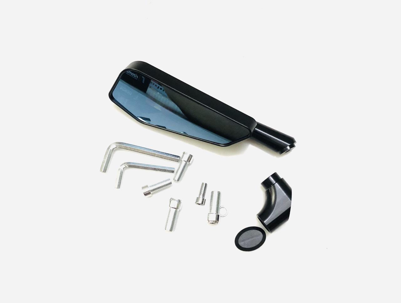 Kiếng chiếu hậu 744 màu bạc dành cho xe máy