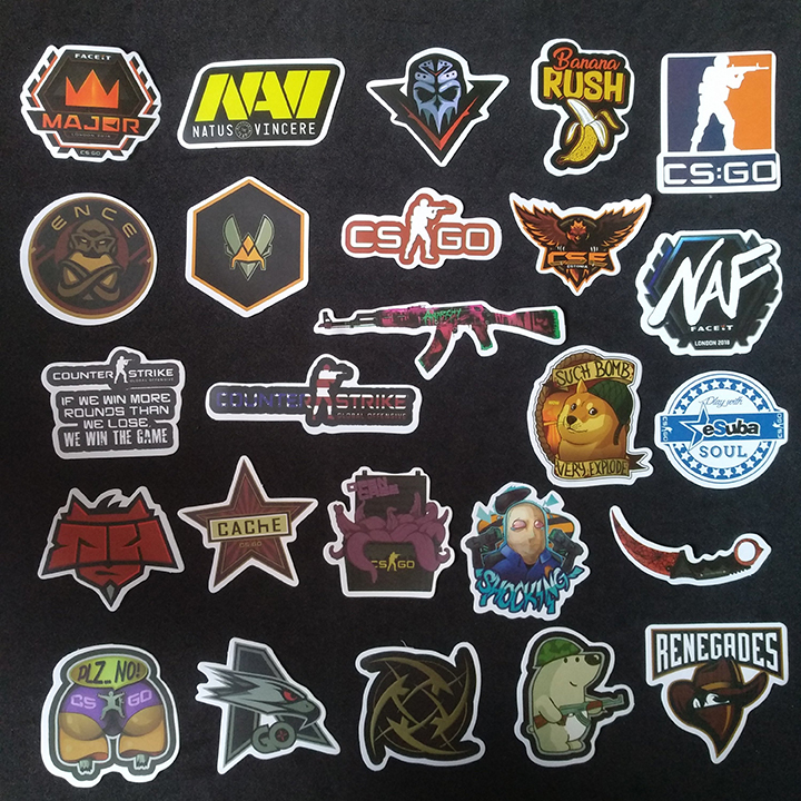 Bộ Sticker dán cao cấp chủ đề COUNTER-STRIKE - CS:GO - Dùng dán Xe, dán mũ bảo hiểm, dán Laptop